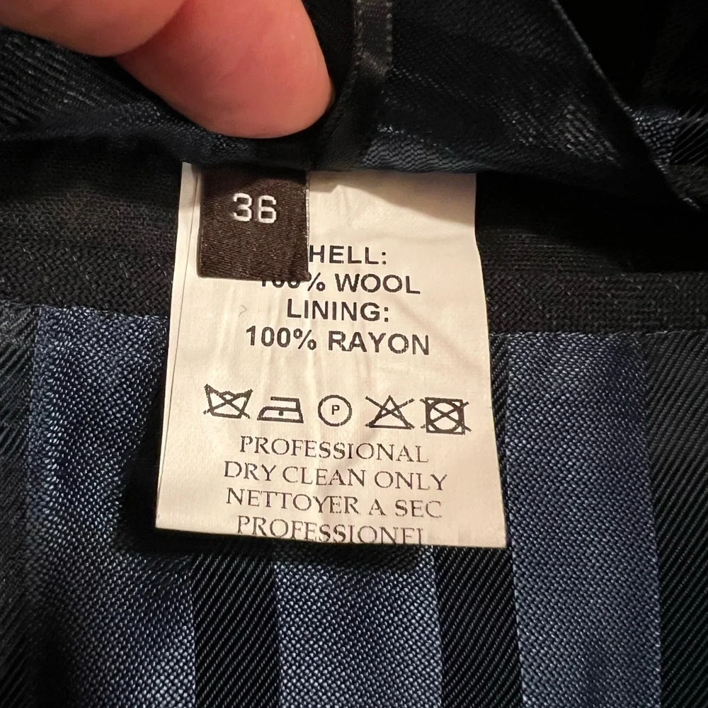 Billy Reid | Navy Blue Pinstripe‎ Blazer Wool Sz 36